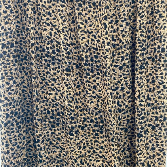 Vintage 90s Nina Piccalino Leopard Print Maxi Skirt Made in USA Womens Sz Medium - Picture 3 of 6